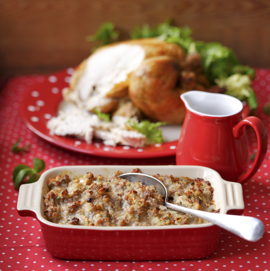 Easy Meaty Sausage, Sage and Onion Stuffing recipe