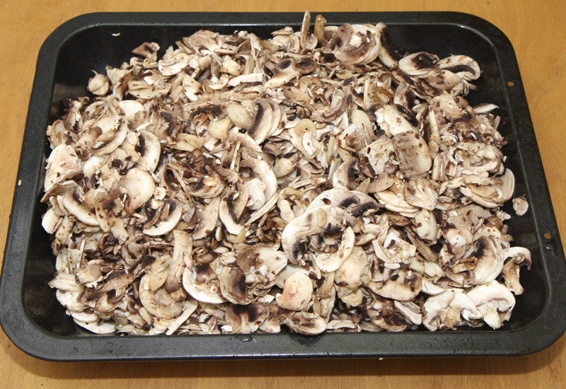 Mushrooms sliced for soup making.jpg.