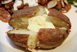 Baked potatoes