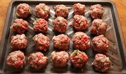 20 Italian meatballs