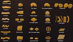 More pasta tubes and shapes