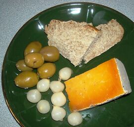 Jonathan Crump's Double Gloucester cheese