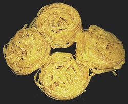 Tagliatelline nests (lit. little cuts)