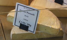 Caws Preseli cheese