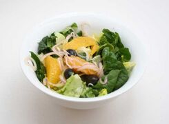 Red onion and orange salad