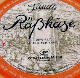 Ländle Räßkäse cheese