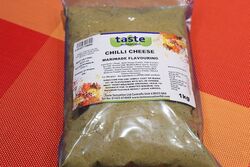 My kilo bag of spicy cheese marinade!