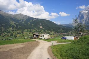 Our motorhome, parked for the night!