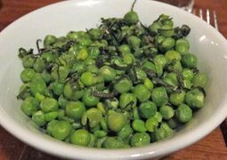 Minty peas