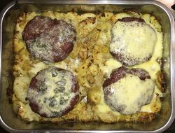 Our chosen cheeses are bubbling