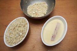 Adding the final topping