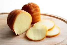 Ovčí salašnícky údený syr (Smoked mountain sheeps' milk cheese)