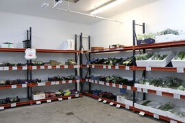 Walk-in chilled vegetable room