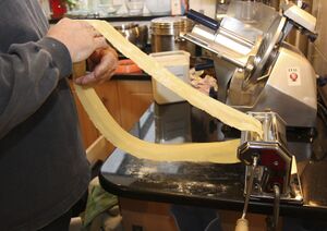 It took me years to realise this is how you are supposed to use the pasta machine!