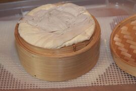 A Chinese steamer makes a good cheese mould
