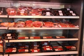 One of the meat chill cabinets