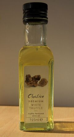 A bottle of truffle oil